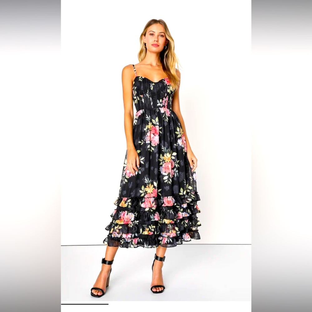 Lulu’s bustier midi dress